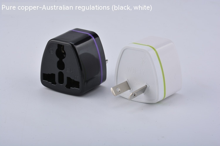 Pure Copper Global Travel British Standard European Standard Adapter American Standard To Australian Standard To German Standard Conversion Plug - 图片 10