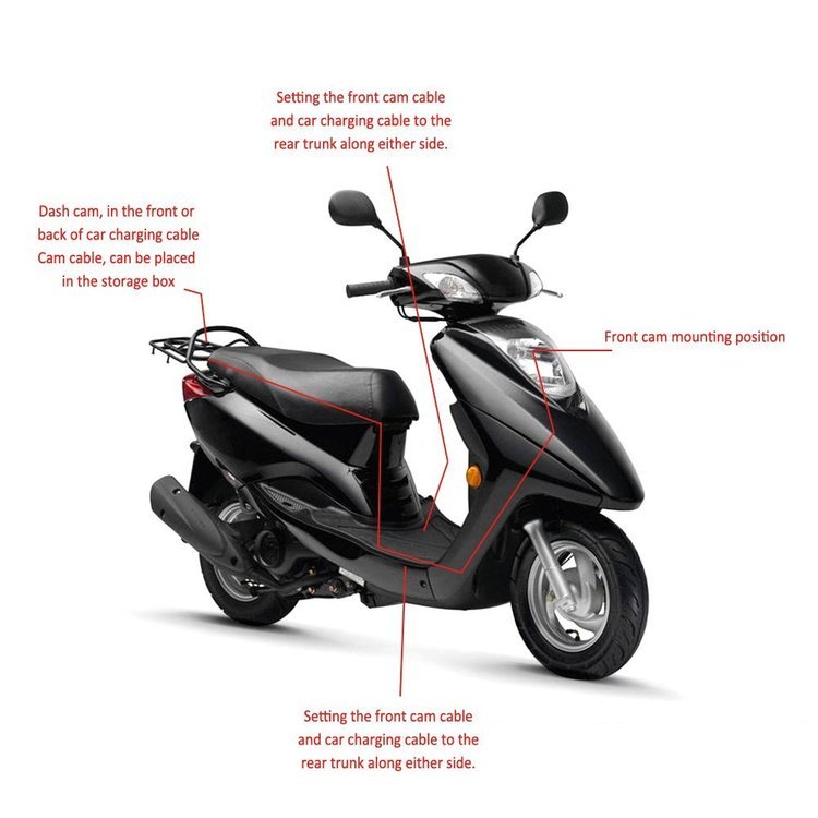 Motorcycle Dash Cam - 图片 2