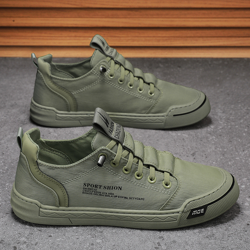 Men's Canvas Shoes Breathable Casual Skateboard Shoes - 图片 10
