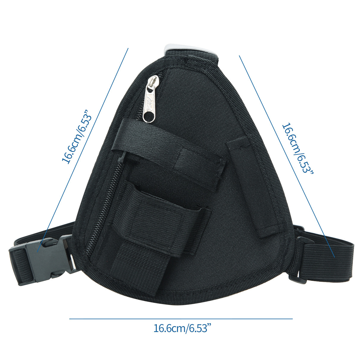 Walkie-Talkie Black Triangle Backpack Multifunctional Portable - 图片 5