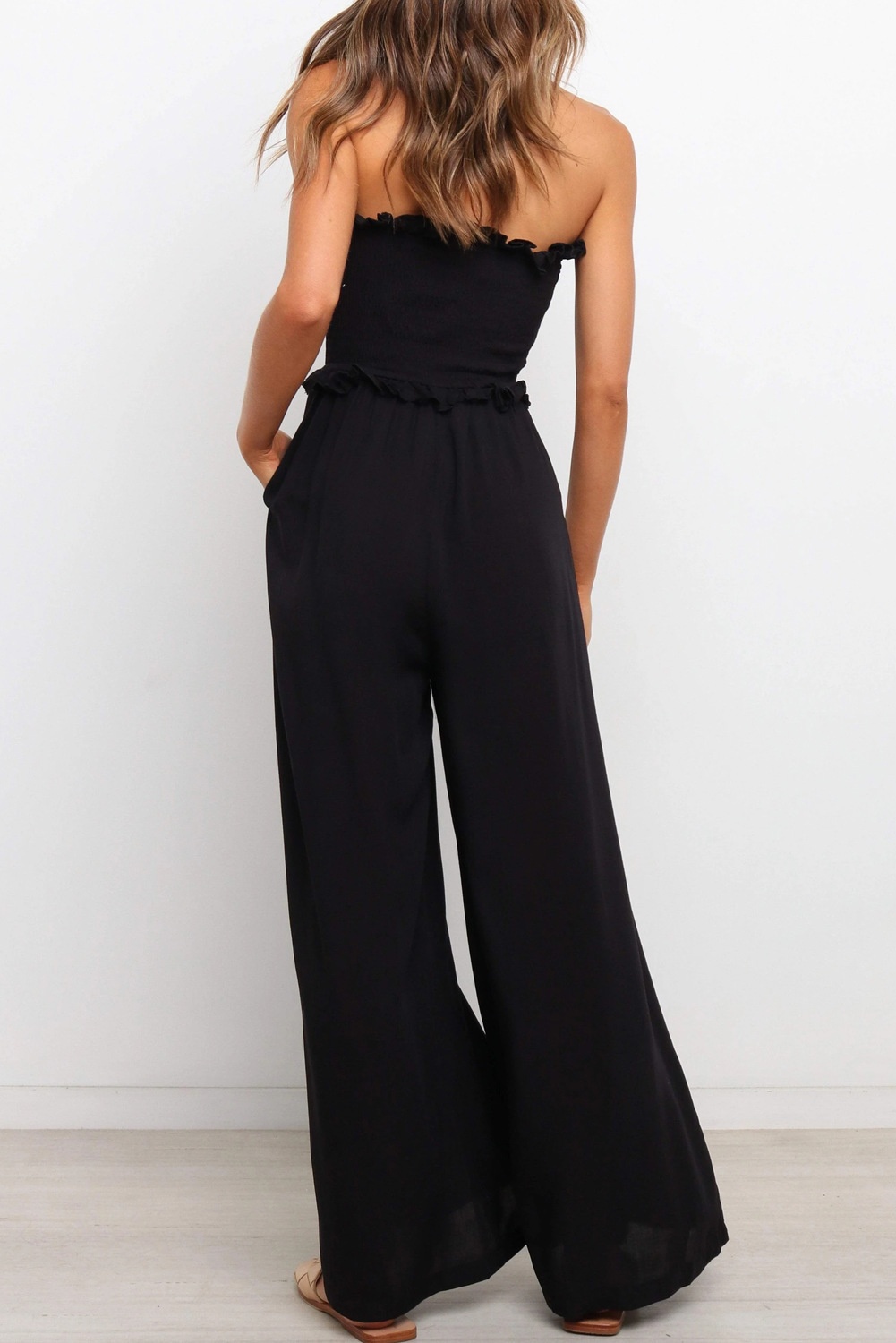European And American Leisure Loose Sleeveless Jumpsuit - 图片 6