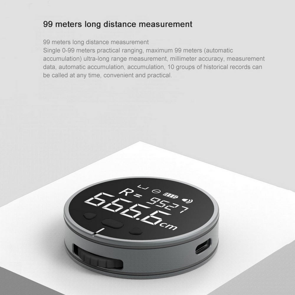 Distance Measuring Instrument Electronic Measuring Ruler Tape Measure High Definition Digital LCD High Precision Electronic Measuring Ruler Tool - 图片 6