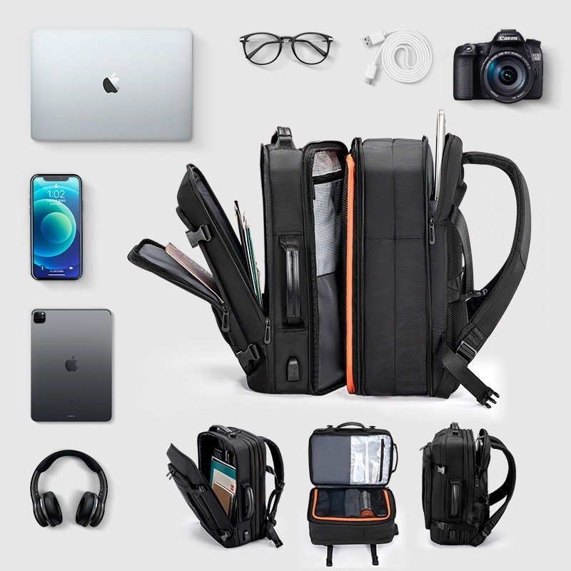 Travel Bag Multi-layer Horizontal Large Capacity Thickened Notebook Backpack - 图片 4