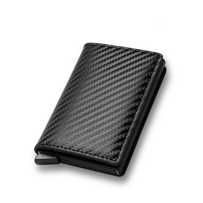 Men's Multiple Card Slots Wallet Carbon Fiber - 图片 4