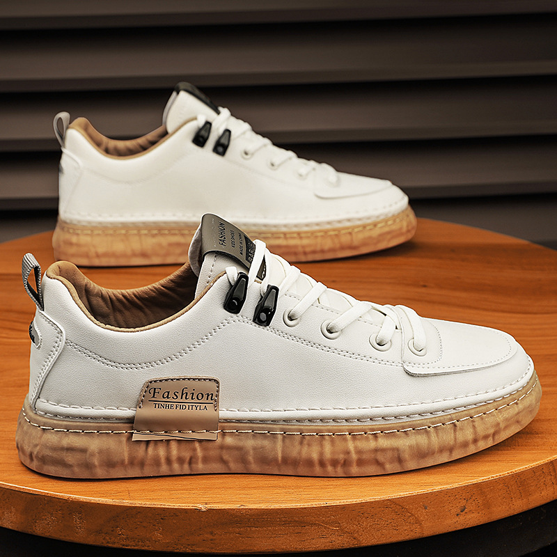 Sports White Shoes Breathable Men - 图片 6