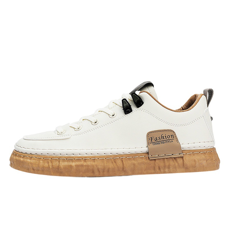 Sports White Shoes Breathable Men - 图片 5