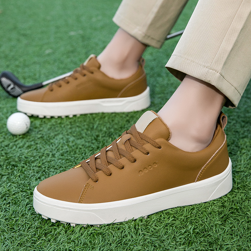 Golf Shoe Men's Waterproof Sports Fixed Studs Non-slip - 图片 3
