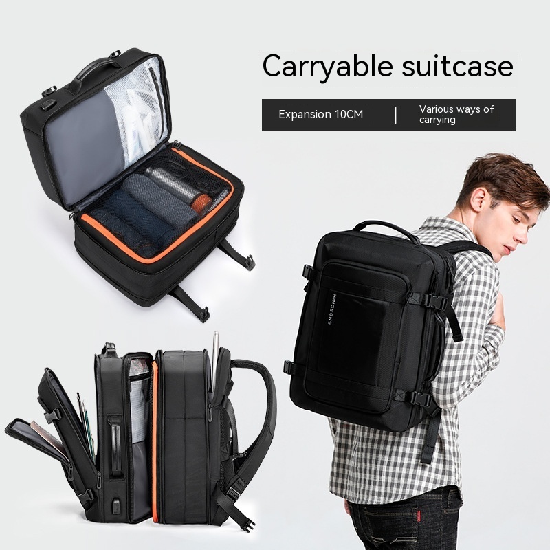 Travel Bag Multi-layer Horizontal Large Capacity Thickened Notebook Backpack - 图片 2